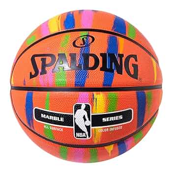 レインボー(7点) スポルディング（SPALDING）バスケットボール 7号球
